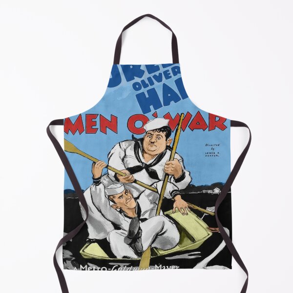 Item preview, Vintage Laurel & Hardy Men O' War Retro Comedy Movie Poster designed and sold by dueksakgebok.