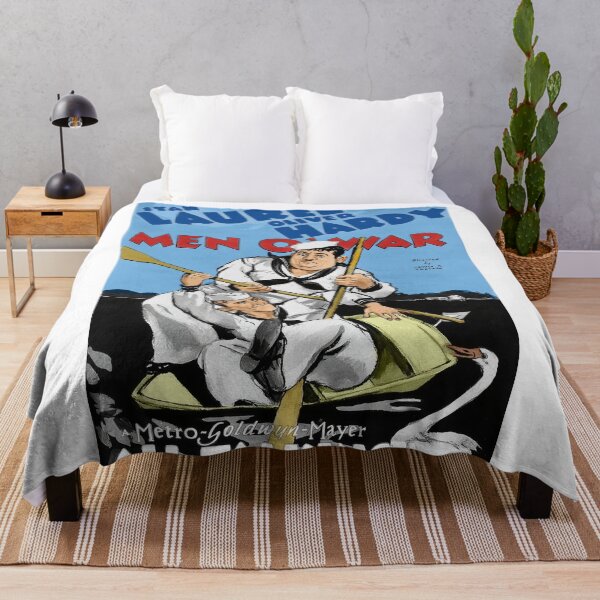 Item preview, Vintage Laurel & Hardy Men O' War Retro Comedy Movie Poster designed and sold by dueksakgebok.