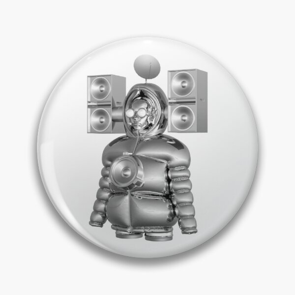 Item preview, Frequency 03 Silver Chrome Cyborg Futuristic Robot Graphic designed and sold by Nullframe.