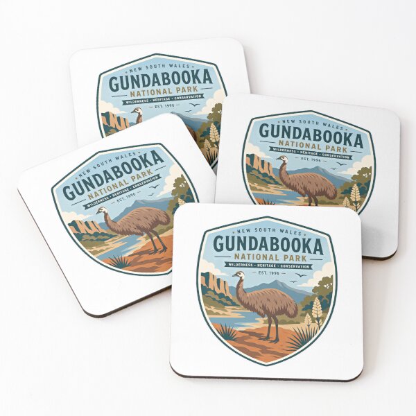 Item preview, New South Wales Gundabooka National Park Wilderness Heritage Conservation Est 1996 Australian Emu Wildlife Travel designed and sold by Star3NowForMe.