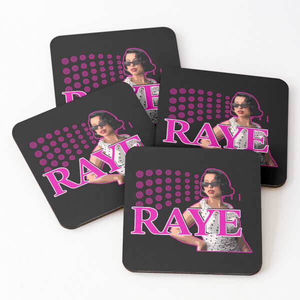 Item preview, Raye Retro Pink Pop Typography Singer Music Fan Art designed and sold by jamesromanwaxz.