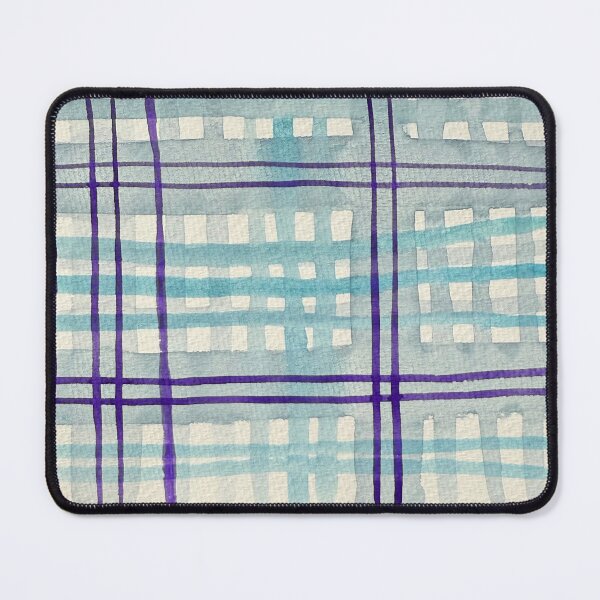 Item preview, Watercolour Purple Blue Plaid Design designed and sold by LakeArtWorks.
