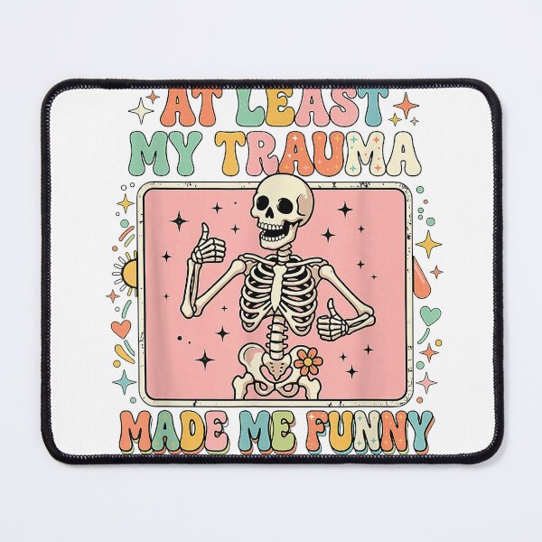 Item preview, My Trauma Made Me Funny Sarcastic Humor Graphic T-Shirt designed and sold by BeZTo.
