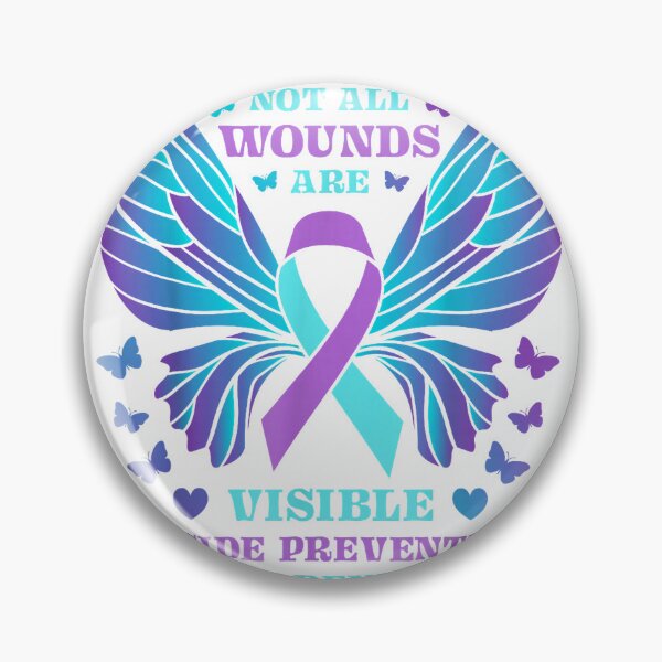 Item preview, Not All Wounds Are Visible Suicide Prevention Awareness Day T-Shirt designed and sold by Stickerbynp1.