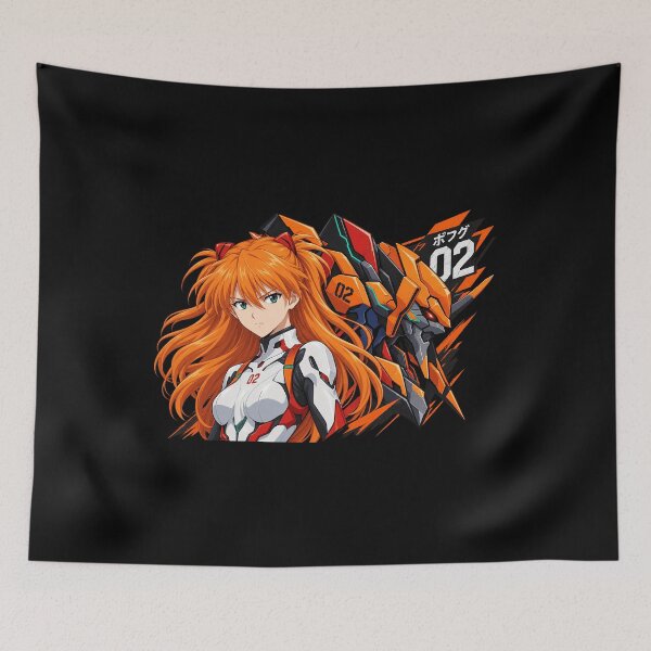Item preview, Asuka Langley Soryu Unit 02 Portrait designed and sold by RichardLRamsey.
