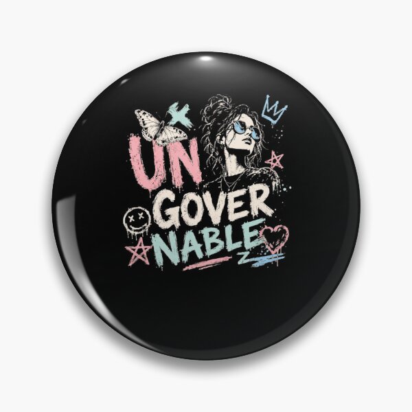 Item preview, Ungovernable Independent Woman Rebellious Free Spirit designed and sold by RetroMini2026.