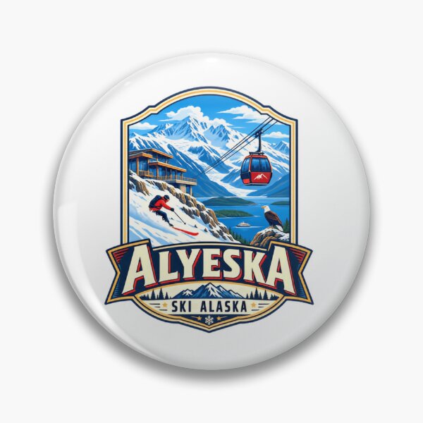 Item preview, Alyeska Ski Alaska Winter Sports Travel Destination designed and sold by Simsimah26Parks.