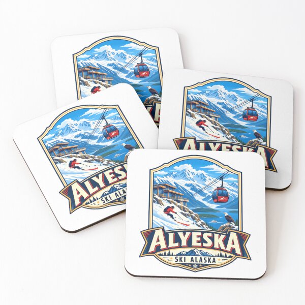 Item preview, Alyeska Ski Alaska Winter Sports Travel Destination designed and sold by Simsimah26Parks.