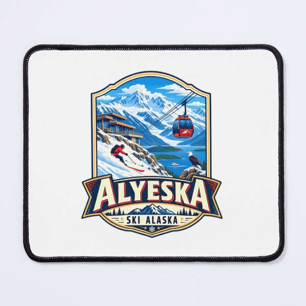 Item preview, Alyeska Ski Alaska Winter Sports Travel Destination designed and sold by Simsimah26Parks.