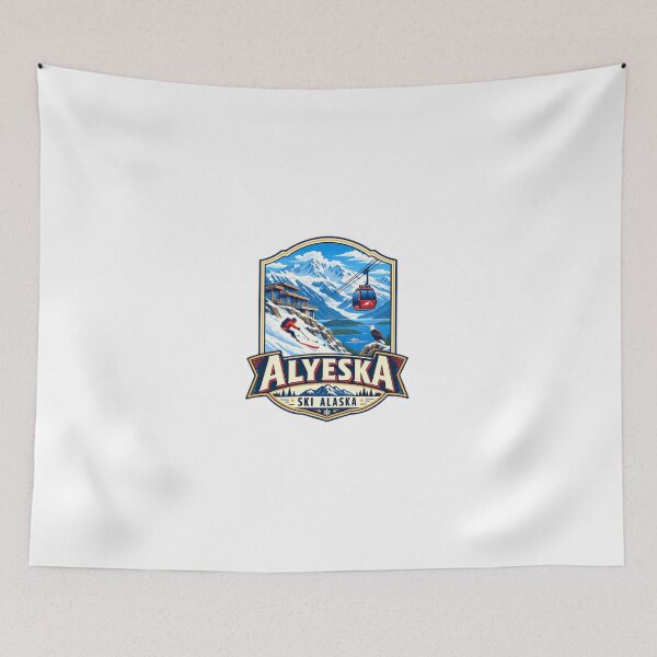 Item preview, Alyeska Ski Alaska Winter Sports Travel Destination designed and sold by Simsimah26Parks.