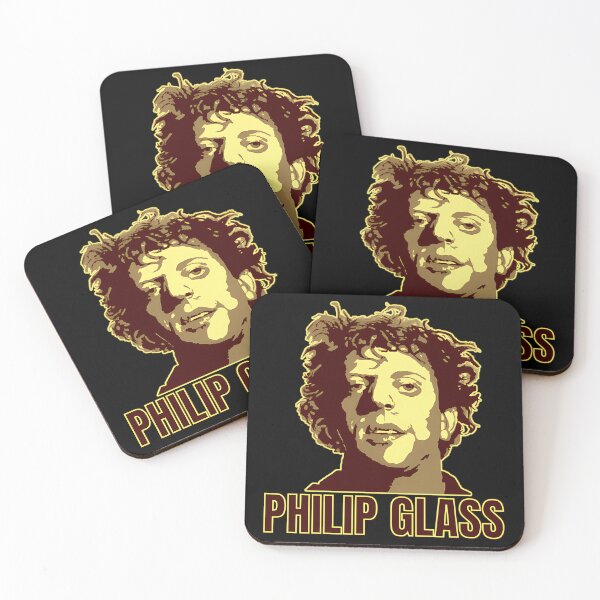 Item preview, Philip Glass Vintage Portrait Retro Classical Music Fan Art designed and sold by jamesromanwaxz.