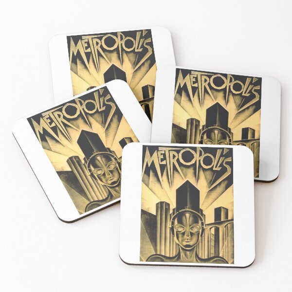Item preview, Vintage Metropolis Retro Futuristic Art Deco Sci-Fi Poster designed and sold by dueksakgebok.