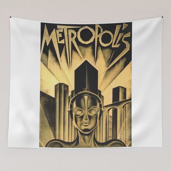 Item preview, Vintage Metropolis Retro Futuristic Art Deco Sci-Fi Poster designed and sold by dueksakgebok.