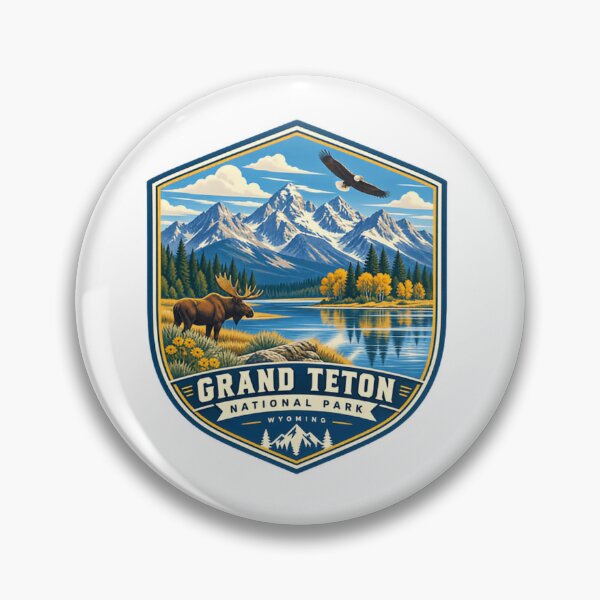 Item preview, Grand Teton National Park Wyoming Travel Adventure Nature Explorer designed and sold by Simsimah26Parks.