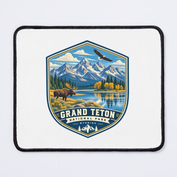 Item preview, Grand Teton National Park Wyoming Travel Adventure Nature Explorer designed and sold by Simsimah26Parks.