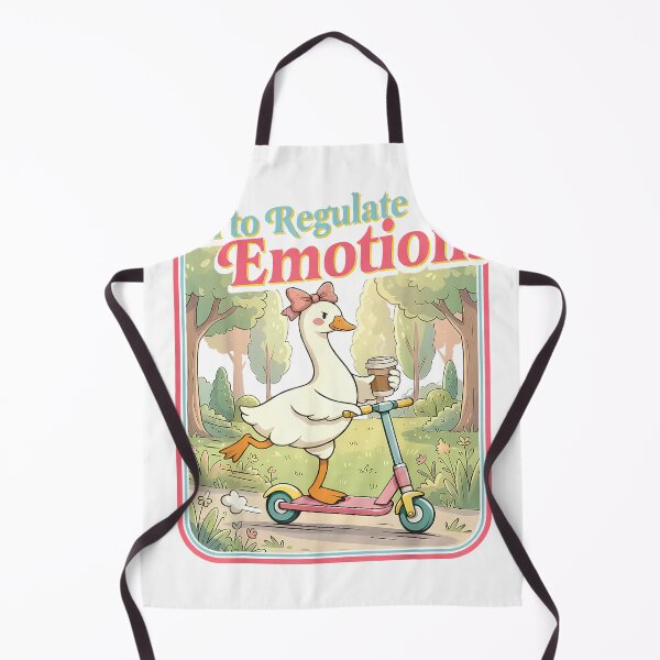 Item preview, Off to Regulate Emotions Mental Health Funny Goose Scooter T-Shirt designed and sold by i-m-p-e-x.