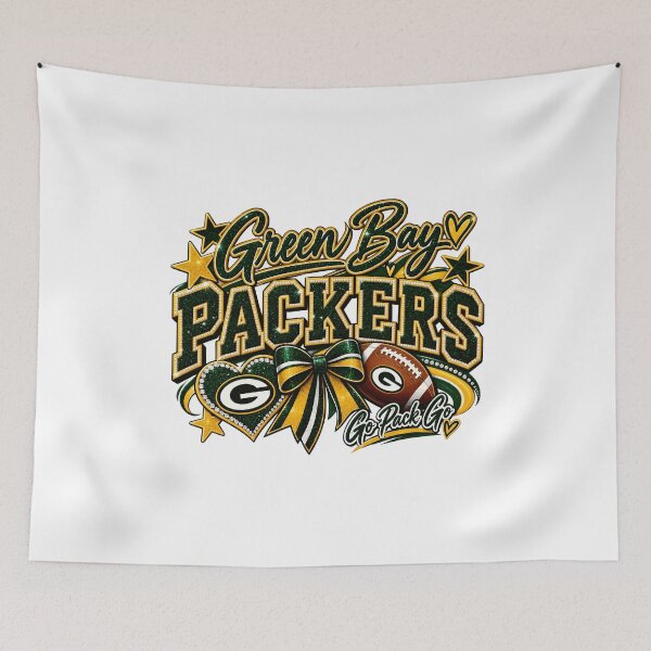 Item preview, Packers Fan Glitter Graphic  designed and sold by SitaJhase.