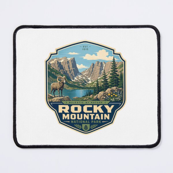 Item preview, Rocky Mountain National Park Est. 1915 Majestic By Nature Colorado Mountains Hiking Outdoors Wildlife Explorer designed and sold by Simsimah26Parks.