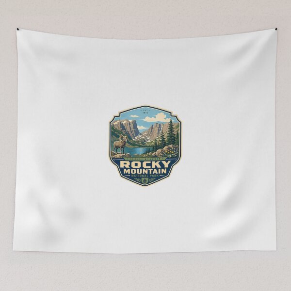 Item preview, Rocky Mountain National Park Est. 1915 Majestic By Nature Colorado Mountains Hiking Outdoors Wildlife Explorer designed and sold by Simsimah26Parks.