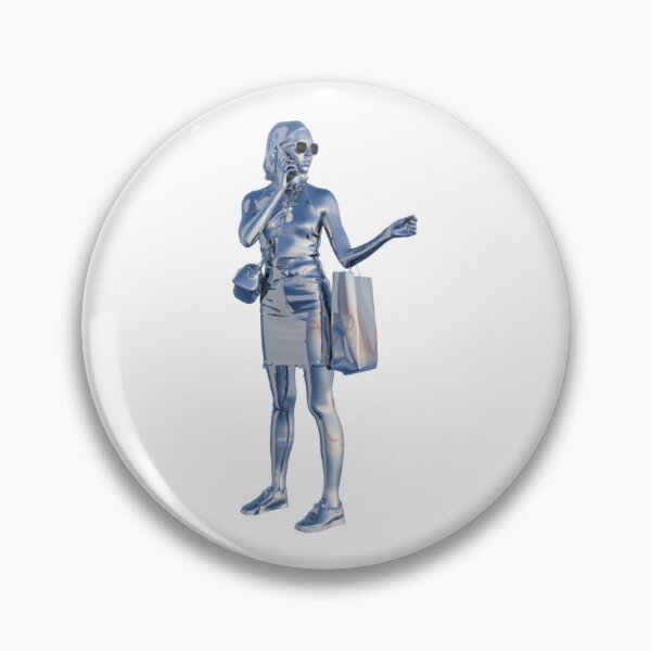 Item preview, Retail Therapy Futuristic Fashion Android Female Model Design designed and sold by Nullframe.