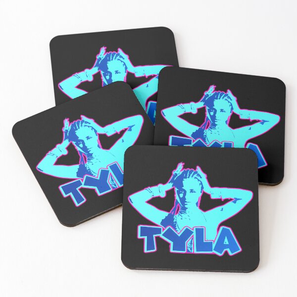Item preview, Tyla Neon Pop Retro Typography Music Fan Art designed and sold by jamesromanwaxz.