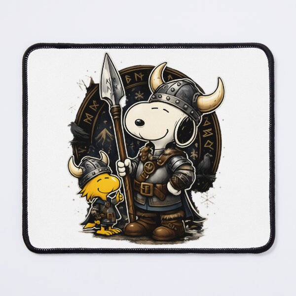 Item preview, Nordic Explorer Beagle And Bird Companion Ancient Warrior Adventure Art | ⭐⭐⭐⭐⭐ Best Seller designed and sold by CG737.