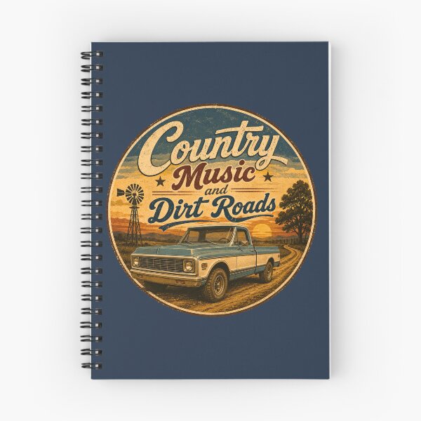 Item preview, Country Music And Dirt Roads Vintage Pickup Truck designed and sold by Apex & Anthem .