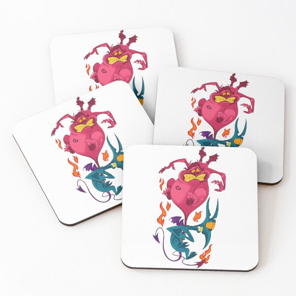 Item preview, Fiery Demon Duo Cartoon Friends designed and sold by Slomski90.