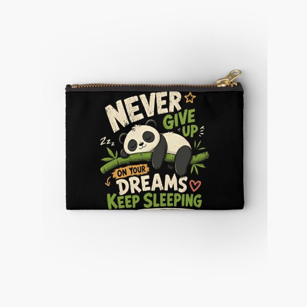Item preview, Never Give Up On Your Dreams Keep Sleeping Panda Humor Sleep Lover Dreamer designed and sold by JonesFlora2025.