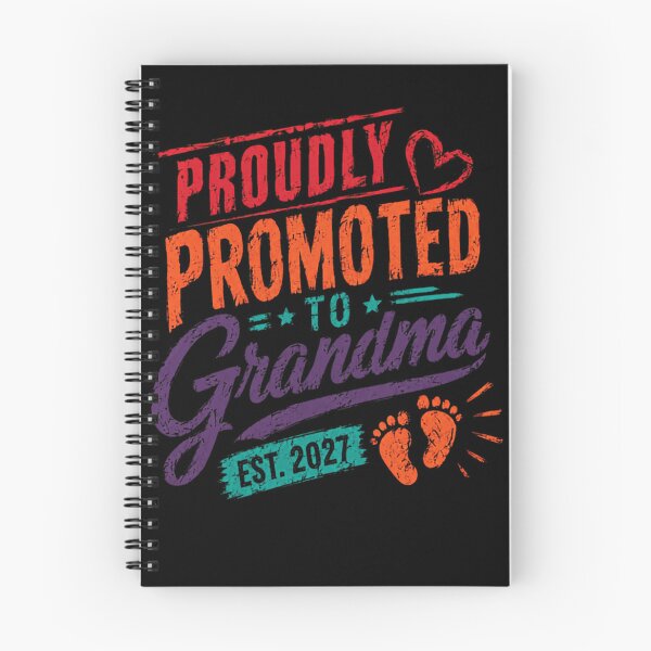 Item preview, Proudly Promoted To Grandma Est. 2027 New Grandparent Pregnancy Announcement Grandbaby designed and sold by RetroMini2026.