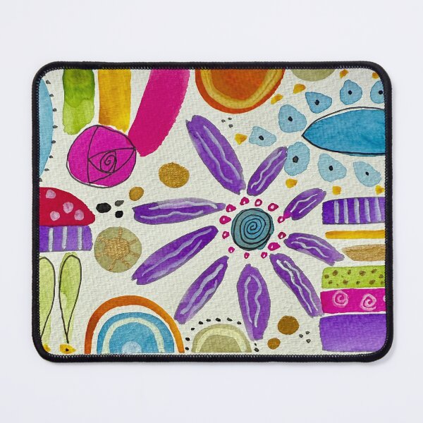 Item preview, Funky bold watercolour design with mark making  designed and sold by LakeArtWorks.