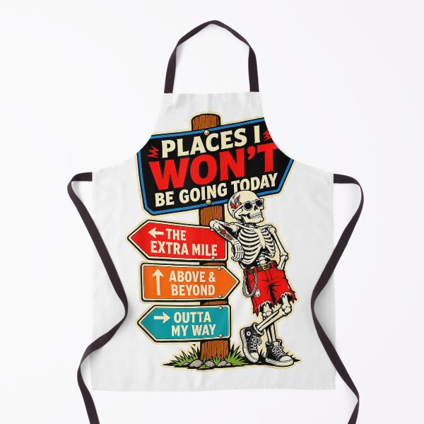Item preview, Places I Won't Be Going Today Skeleton Tattoo Not Today T-Shirt designed and sold by VibeCrafteria.