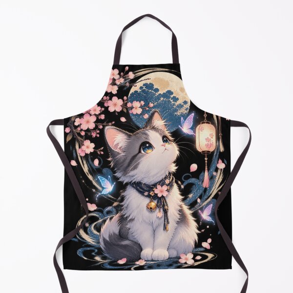 Item preview, Cherry Blossom Kitten - Cute Japanese Sakura Cat designed and sold by GenZFashion000.