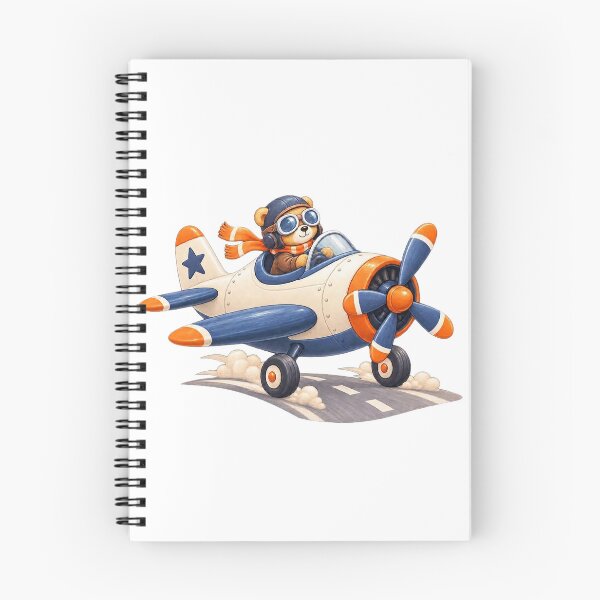 Item preview, Bear Pilot Driving a Propeller Plane designed and sold by FunscapeHQ.