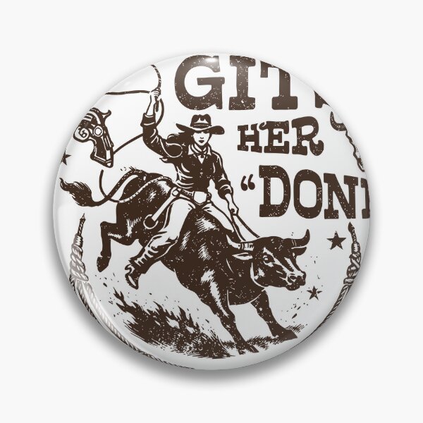 Item preview, And They Gits Her Done Rodeo Poster designed and sold by Matinez Pink.