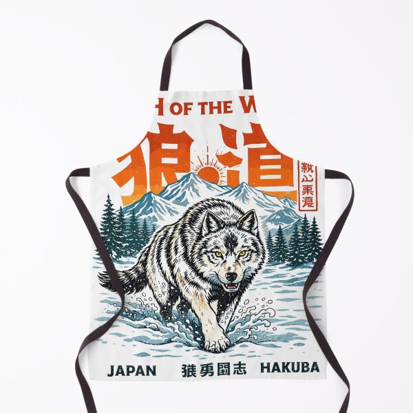 Item preview, Path of the Wolf Japanese Poster designed and sold by Matinez Pink.