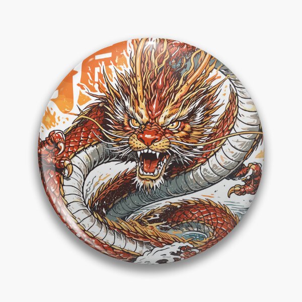 Item preview, Fury of the Dragon Japanese Poster designed and sold by Matinez Pink.
