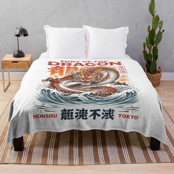 Item preview, Fury of the Dragon Japanese Poster designed and sold by Matinez Pink.