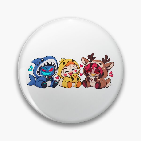 Item preview, AppleMedia Sleepover - Lucifer, Vox & Alastor Chibi Onesies designed and sold by Gh0stStatic.