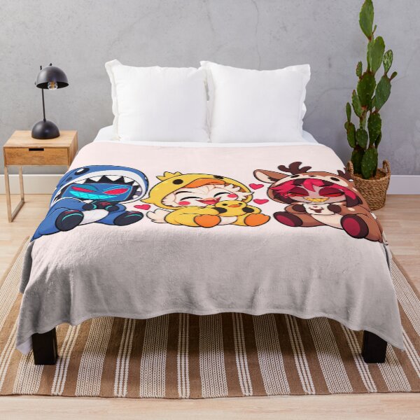 Item preview, AppleMedia Sleepover - Lucifer, Vox & Alastor Chibi Onesies designed and sold by Gh0stStatic.