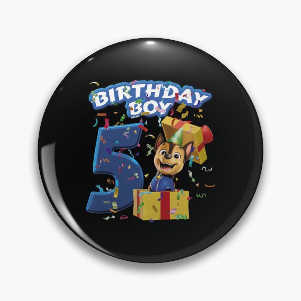 Item preview, Rescue Dog Team Police Dog Birthday Age 5 Graphic designed and sold by AlanPitek.