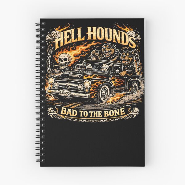 Item preview, Hell Hounds Bad To The Bone Poster designed and sold by Matinez Pink.