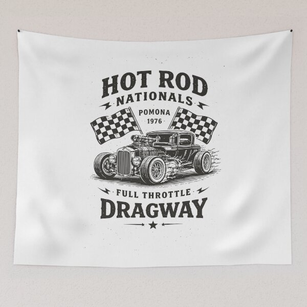 Item preview, Hot Rod Nationals Dragway Poster designed and sold by Matinez Pink.