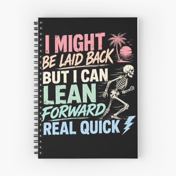 Item preview, I Might Be Laid Back But I Can Lean Forward Real Quick Running Fitness Humorous Runner designed and sold by HumansStuck12.