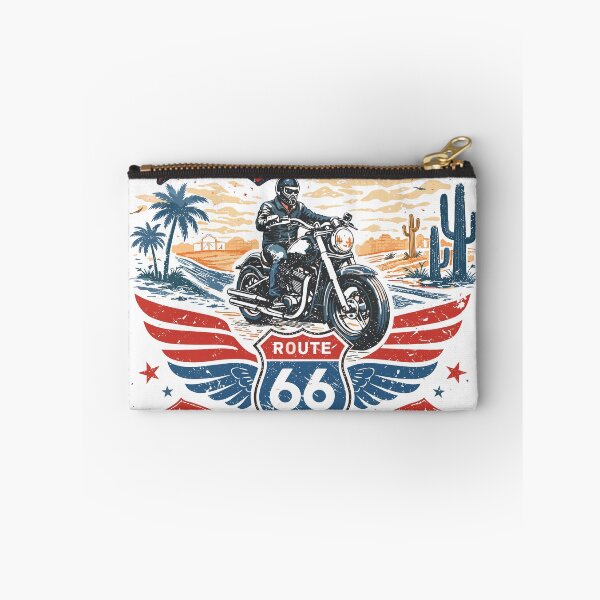 Item preview, Feel Freedom Route 66 Biker Poster designed and sold by Matinez Pink.