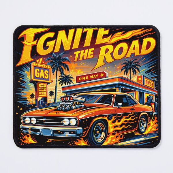 Item preview, Ignite the Road Hot Rod Poster designed and sold by Matinez Pink.