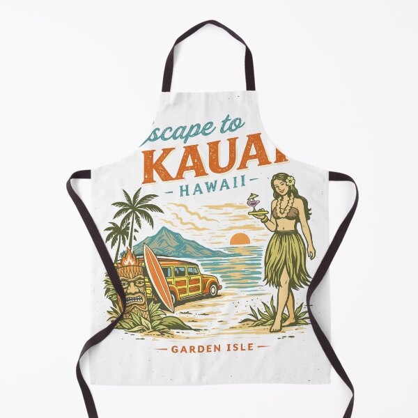 Item preview, Escape to Kauai Hawaii Garden Isle Poster designed and sold by Matinez Pink.