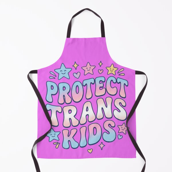 Item preview, Protect Trans Kids Kawaii Stars Retro Pride Bubble Graphic designed and sold by Terry Bain.