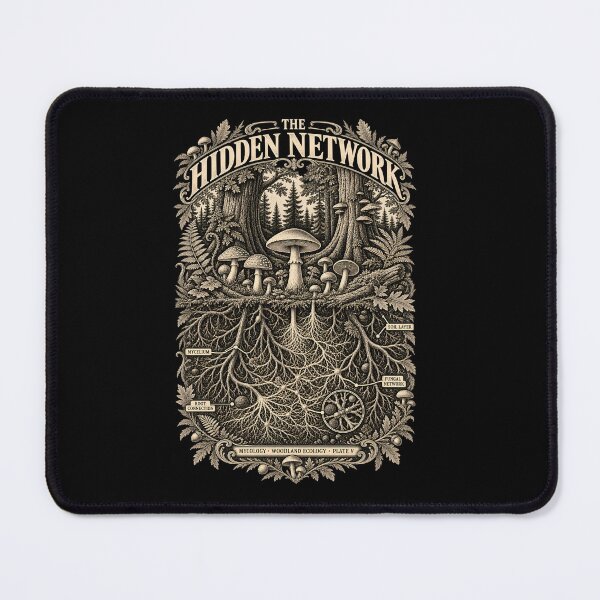 Item preview, The Hidden Network – Vintage Mycelium & Woodland Ecology designed and sold by Creatiforge.