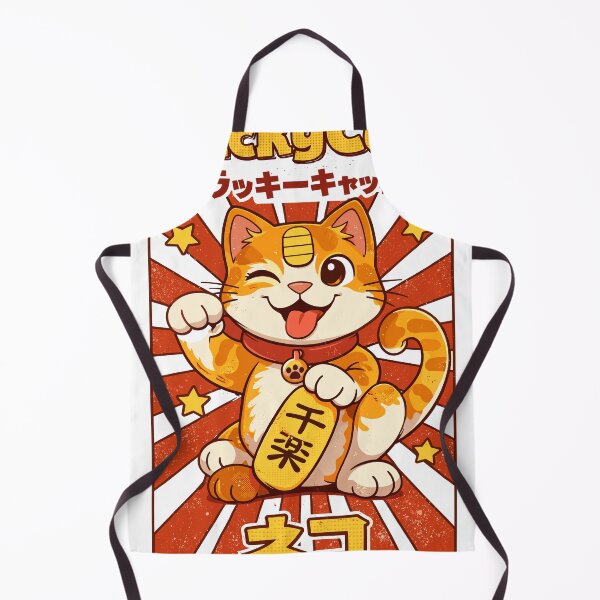 Item preview, Lucky Cat Japanese Vintage Poster designed and sold by Matinez Pink.